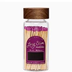 Outlet Frankie + Claude Long Stem Match Jar Golden BirchDark GreenRedMint GreenRaspberryBlackWhiteDusty BluePurple