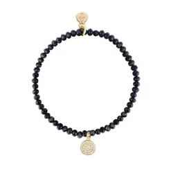 Clearance BUDHAGIRL Luna Bracelet - Circle Charm