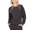 New Barefoot Dreams Malibu Collection Brushed Fleece Sweater