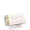 Best TEA AND BECKY Matron of Honor Proposal Matchbox