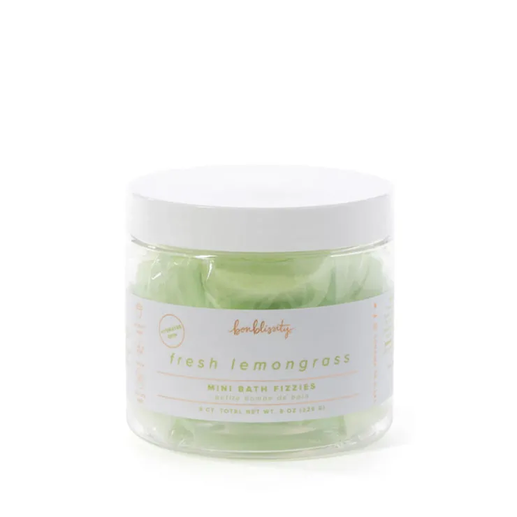 Online Bonblissity Mini Bath Fizzies - Fresh Lemongrass