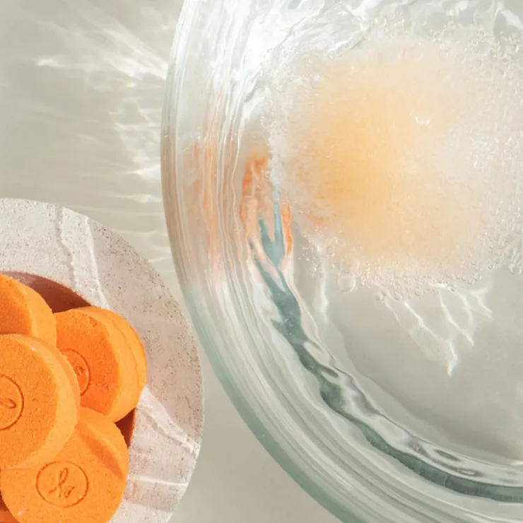 Online Bonblissity Mini Bath Fizzies - Fresh Lemongrass