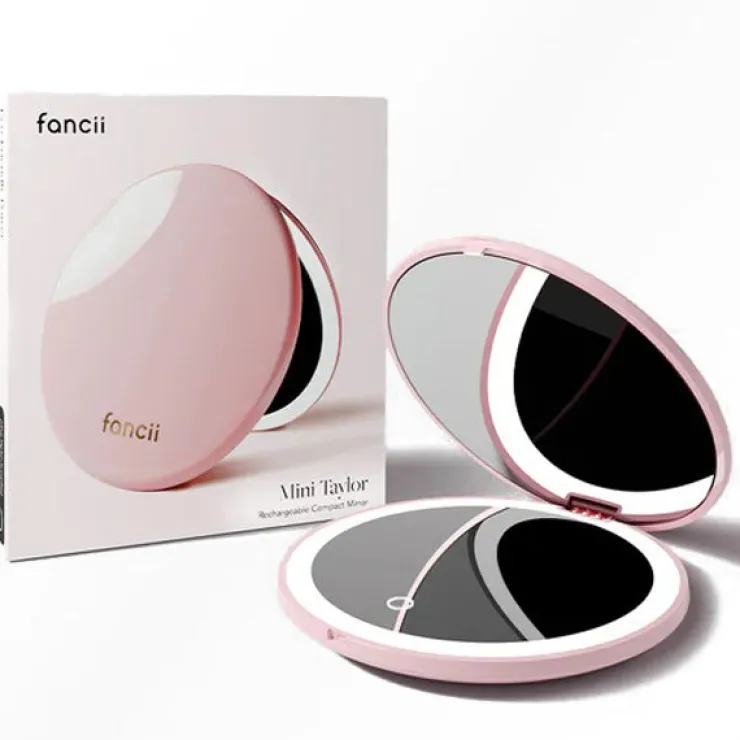 Hot Fancii Mini Taylor Pocket Compact Mirror Petal PinkDesert Sands