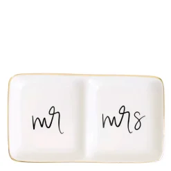 Fashion SWEET WATER DECOR Mr. and Mrs. Jewelry Dish