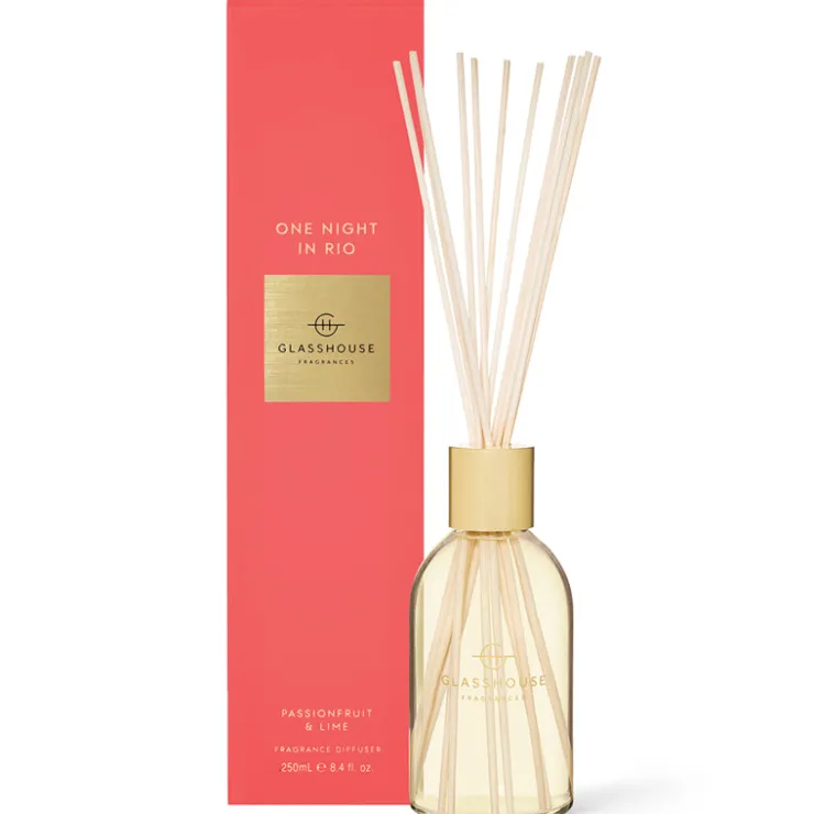 Fashion GLASSHOUSE FRAGRANCES One Night in Rio Reed Diffuser