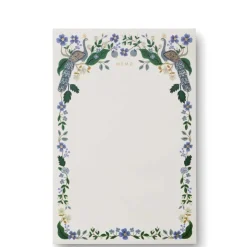 New RIFLE PAPER CO. Peacock Large Memo Notepad