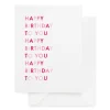 Sale Sugar Paper Pink Happy Birthday To You Card