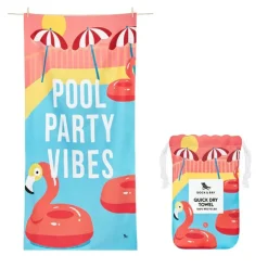 Online DOCK & BAY Pool Party Vibes Quick Dry Towel