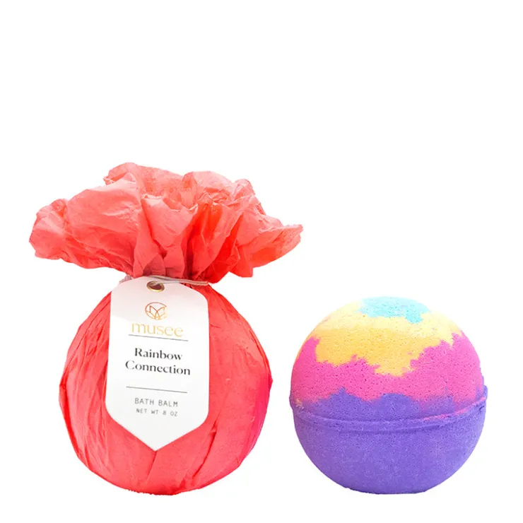 New MUSEE BATH Rainbow Connection Bath Bomb