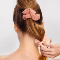 Online KITSCH Recycled Fabric Cloud Scrunchies - 3pc