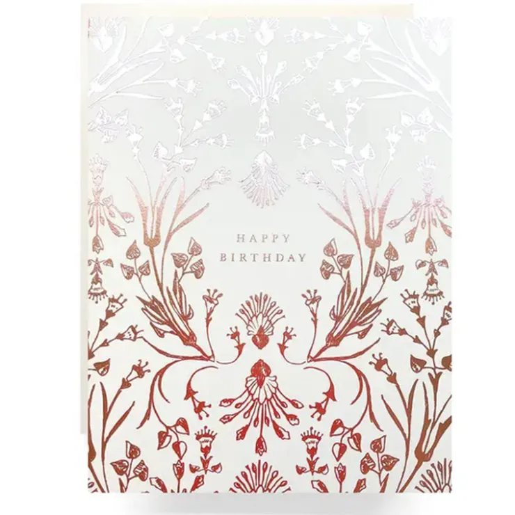 New Antiquaria Rosegold Birthday Card