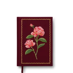 Clearance RIFLE PAPER CO. Roses Embroidered Journal