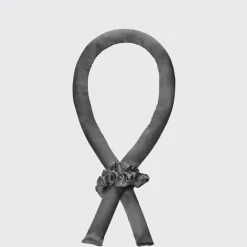 Hot KITSCH Satin Heatless Curling Set Sunset Tie DyeCharcoal