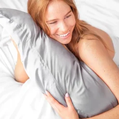 Outlet KITSCH Satin Pillowcase - Silver