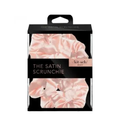 Outlet KITSCH Satin Sleep Scrunchie BlushBlackLeopardCameoAssorted