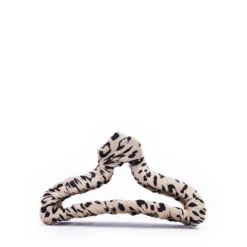 New KITSCH Satin Wrapped Claw Clip - Leopard