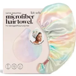 Fashion KITSCH Satin-Wrapped Hair Towel - Aura