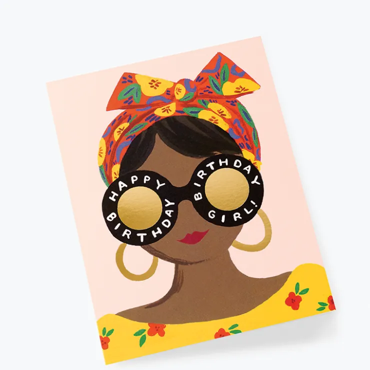 Fashion RIFLE PAPER CO. Scarf Birthday Girl Card