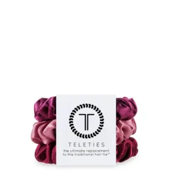 Hot TELETIES Scrunchie 3 Pack - Burgundy Bliss