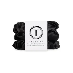 Clearance TELETIES Scrunchie 3 Pack - Jet Black