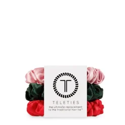 Outlet TELETIES Scrunchie 3 Pack - Poinsettia