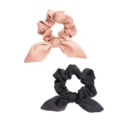 Hot L. Erickson Seaside Satin Pony - 2 Pack Mauve/BeigeLavender/GreyBlack/Cocoa