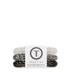 Best TELETIES Small 3 Pack Totally TurquoiseSunny Days AheadCoconut WhiteCrystal ClearJet BlackOrchid OasisEat Glitter for BreakfastFor The Love of NudesLeopardMillennial PinkSnow LeopardSunset GoldSweet PeaTortoiseBora BoraAntiguaToastedSilver FlamesBoneyardTalk to the Bow