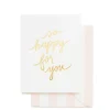 Outlet Sugar Paper So Happy For You Card