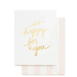 Outlet Sugar Paper So Happy For You Card