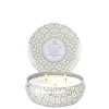 Fashion Voluspa Suede Blanc 3 Wick Tin Candle