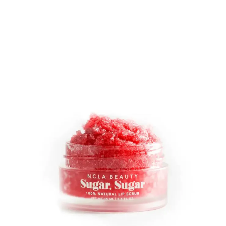 Fashion NCLA Beauty Sugar, Sugar Lip Scrub GrapefruitPink ChampagneWatermelonBirthday CakePeachGummy BearPineappleBlack Cherry