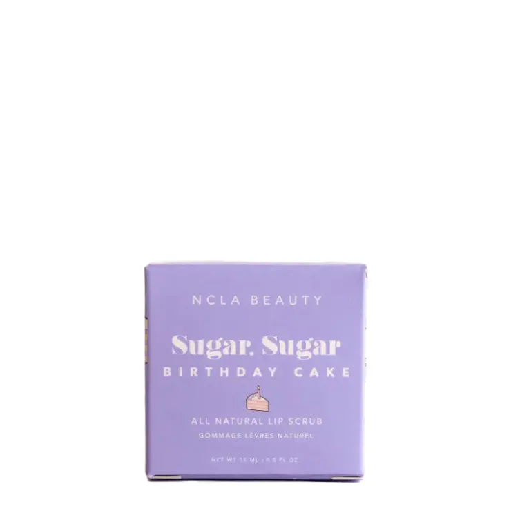 Fashion NCLA Beauty Sugar, Sugar Lip Scrub GrapefruitPink ChampagneWatermelonBirthday CakePeachGummy BearPineappleBlack Cherry