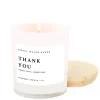 Online SWEET WATER DECOR Thank You Candle - 11oz
