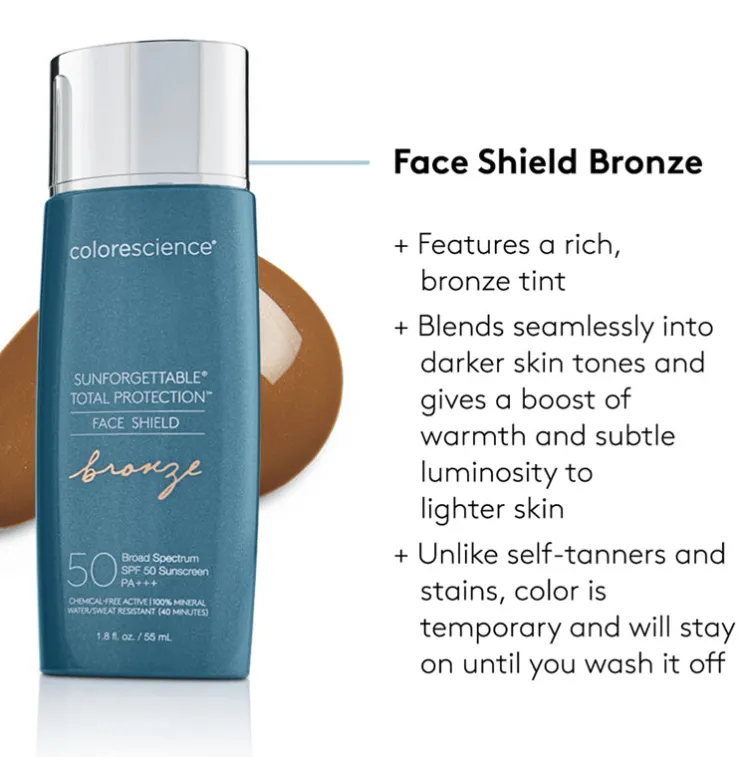 Online Colorescience Total Protection Face Shield SPF 50 - Bronze