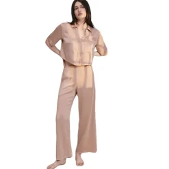 Discount Lunya Washable Silk High Rise Pant Set - Core Collection Otium TanImmersed Black