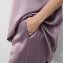 Outlet Lunya Washable Silk Tee Pant Set - Limited Edition Frosted Crocus