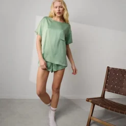 Discount Lunya Washable Silk Tee Set - Limited Edition Whist Jade