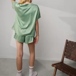 Discount Lunya Washable Silk Tee Set - Limited Edition Whist Jade