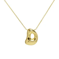 Sale Savvy Bling Waterdrop Initial Necklace ABCDEFGHJKLMNOPRSTVW