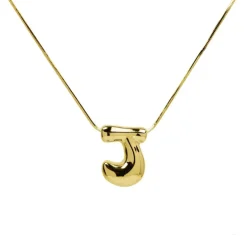 Sale Savvy Bling Waterdrop Initial Necklace ABCDEFGHJKLMNOPRSTVW