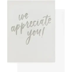 Sale Sugar Paper We Appreciate You Card