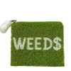Outlet La Chic Designs Weed Beaded Coin Pouch