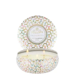 Best Voluspa Wildflowers 3 Wick Tin Candle