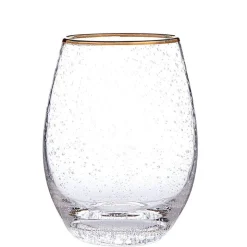 Sale Santa Barbara Design Studio Wine Glass - Gold Rimmed