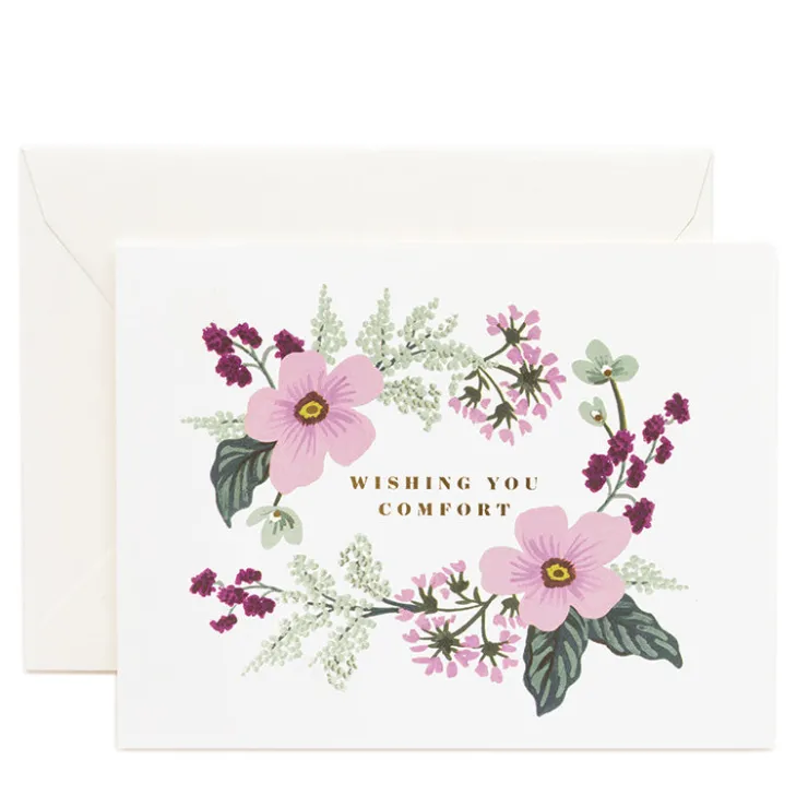 Fashion RIFLE PAPER CO. Wishing Your Comfort Card