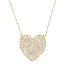 Clearance Melinda Maria You Have My Whole Heart Pavè Necklace